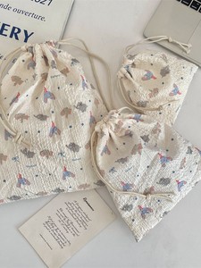 Borsa Regalo Floreale per Ragazze 2026, Sacchetto Antipolvere in Tela con Coulisse, Borsa Cosmetica con Coulisse, Borsa Portagioie Floreale Grande Capacità - Product Image 5