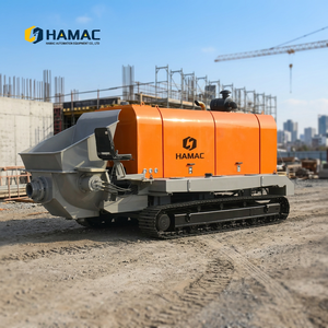 เครื่องปั๊มคอนกรีตแบบตีนตะขาบ HAMAC DHBTL80 ใช้เครื่องยนต์ดีเซล กำลัง 172 กิโลวัตต์ ระยะส่งแนวตั้ง 15 เมตร - Product Image 2