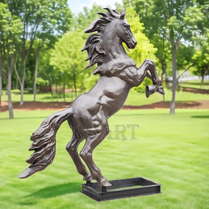 Statue équestre de chevalier grandeur nature fabriquée en usine personnalisée Sculpture en métal en <span class=keywords><strong>bronze</strong></span> <span class=keywords><strong>ou</strong></span> en <span class=keywords><strong>laiton</strong></span> antique - Product Image 5