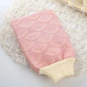 Guantes de Baño de Viscosa de Alta Calidad, Guantes de Baño Bordados, Guantes Exfoliantes, Exfoliante - Product Image 2