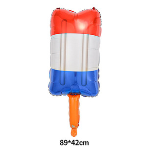 Patrón de bandera <span class=keywords><strong>Feliz</strong></span> 4 de Julio Tema 18 pulgadas Aire Helio Inflado Foil Globo Día DE LA Independencia Decoración de fiesta - Product Image 5