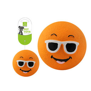I nunbellpet in lattice ecologico a forma di calcio da masticare in osso di animale domestico stile sorriso palla da masticare alla moda sorprese per animali domestici - Product Image 1