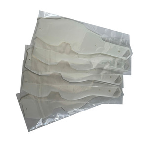 Film de protection laminé transparent <span class=keywords><strong>2</strong></span> x 7 pour lunettes de moto tout-terrain MX Optics, compatible avec les masques de moto tout-terrain - Product Image 4