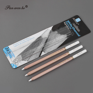 Panwenbo 3 unids/<span class=keywords><strong>set</strong></span> lápices de dibujo de carbón blanco Juego de lápices de grafito de colores para bocetos artísticos y pintura - Product Image 5