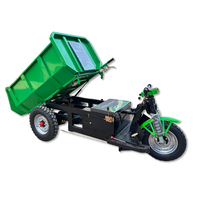 Véhicules de transport sur site hautement maniables et tricycles électriques de manutention de matériaux sont utilisés pour transporter le minerai et la boue.