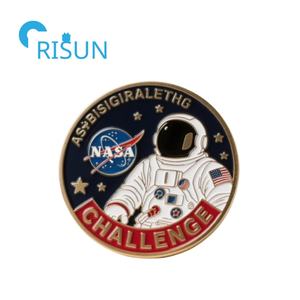 Fábrica personalizada Esmalte 3D Fuerza espacial de la NASA Astronauta Moneda de desafío conmemorativo Moneda de Comando Espacial de EE. UU. - Product Image 6