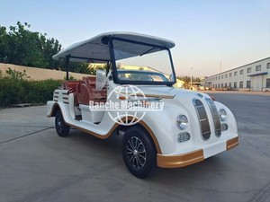 Wholesale Custom Brand 14 Seats <b>Antique</b> Electric Vintage Classic Car Golf Cart Superior Quality Metal 4000W Alternator 72V - Product Image 5