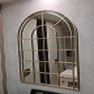 <span class=keywords><strong>Miroir</strong></span> décoratif <span class=keywords><strong>blanc</strong></span> simple moderne <span class=keywords><strong>Miroir</strong></span> mural de haute qualité pour salon Chambre à coucher Salle de bain Meubles personnalisés Verre MDF - Product Image 4