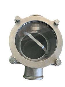 Filtro de agua marina de acero inoxidable 316L de 1 pulgada con cubierta transparente resistente a la corrosión para sistema de refrigeración de yates y barcos - Product Image 3