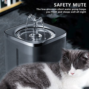 एब्स के अनुकूल सुरक्षित रिचार्जेबल स्वचालित पुनर्चक्रण फव्वारे स्मार्ट पालतू पानी डिस्पेंसर बिल्ली पानी फीडर - Product Image 4
