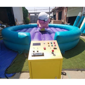 Taureau mécanique gonflable, machine de rodéo, pénis de <span class=keywords><strong>cochon</strong></span>, jeux de cavalier pour fête - Product Image 4