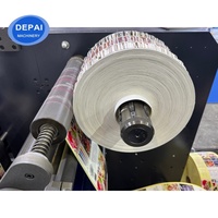 Machine de découpe rotative intermittente avec impression pour autocollants en papier, machine à étiquettes automatique haute vitesse