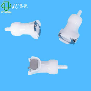 Raccord femelle en plastique POM série JU L 3,2-9,5 mm avec valve interne pour connexion de tuyau en caoutchouc - Product Image 1