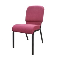Silla de Iglesia apilable de metal de diseño tradicional para hoteles y hospitales Nuevo diseño a la venta