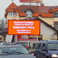 Panneau d'affichage LED numérique pour publicité, écran LED extérieur, panneau d'affichage LED imperméable, écran mural électronique P3 P4 P6 P8 P10