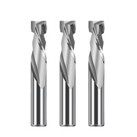 Nouvelle conception de fraise de compression CNC HRC65 à 2 dents, pour fraisage vers le haut et vers le bas, pour le travail du bois/ACP