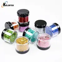Großhandel Hexagon Shapes Flocken pulver Mixed Chunky Glitters Holo graphic Cosmetic Glitter