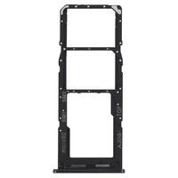Remplacement du plateau pour carte SIM et MicroSD pour A04s A047f, matériau ABS noir
