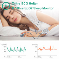 Tensiomètre de bras portable Bluetooth Viatom Checkme Suit avec moniteur de signes vitaux ECG