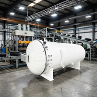 Autoclave de vulcanisation horizontale automatique Holsten et machine de recyclage de pneus pour la production de grandes feuilles de caoutchouc et de joints