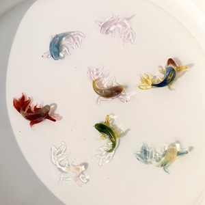 Imported Material Glass Cute Little Koi Eardrops <b>Earrings</b> Handmade Color-changing Design-oriented Special Interest Light Luxury - Product Image 1