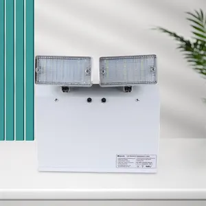 De Reservebatterij Installeerde De Muur Led Nooduitgangslichtverlichting