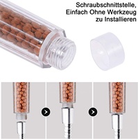 Pommeau de douche LED écologique, haute pression, économie d'eau, sans alimentation électrique, 7 couleurs changeantes au hasard, accessoires de robinet de salle de bain