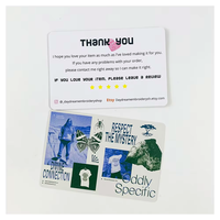 Cartes de remerciement personnalisées en papier kraft découpées et estampées à chaud, écologiques, en gros, pour cadeaux d'entreprise et de mariage