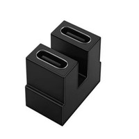 Adaptateur d'alimentation USB-C haute vitesse à angle droit 40G, 180 degrés, 100W, charge rapide, extension d'affichage 8K pour ordinateur portable et téléphone portable