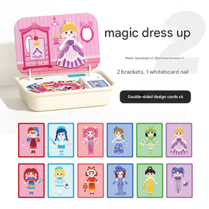 Puzzles portables en boîte avec animaux, véhicules et personnes, jeu d'association, jouets éducatifs, jouets de voyage <span class=keywords><strong>pour</strong></span> enfants - Product Image 4