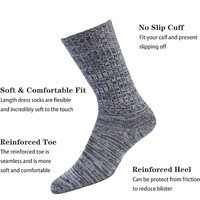 Calcetines personalizados de lana de alpaca, calcetines deportivos que absorben la humedad para hombres y mujeres