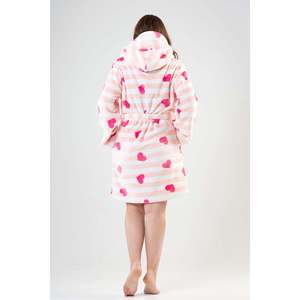 BAYAN SOFT XXL KAPSONLU UZUN KOL CEPLI KISA SABAHLIK - ฟูซยา - ฟูซยา - Product Image 3