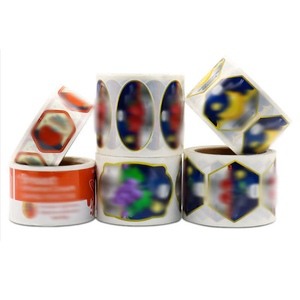 Chất Lượng Cao Tùy Chỉnh UV In Dính Vinyl Nhựa PP Thực Phẩm Không Thấm Nước Gói Jar Thức Ăn Vật Nuôi Bánh Mì Snack Bánh Dính Nhãn - Product Image 4