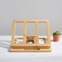 Support d'ordinateur en bambou pliable, support compact pour ordinateur portable, support de refroidissement, support portable en bois massif pour iPad, tablette, mini-support