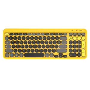 102 touches 2.4G et pour <span class=keywords><strong>Bluetooth</strong></span> Double Mode Portable Mini <span class=keywords><strong>Clavier</strong></span> <span class=keywords><strong>Ergonomique</strong></span> avec Couleur Chocolat Keycap Interface USB Option Mute - Product Image 3
