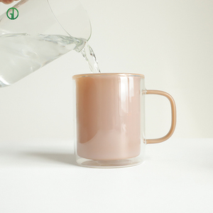 100ml 250ml <span class=keywords><strong>300ml</strong></span> đôi tường màu cà phê trà cốc nước với xử lý chịu Nhiệt Thủy Tinh văn phòng hộ gia đình uống cốc - Product Image 3