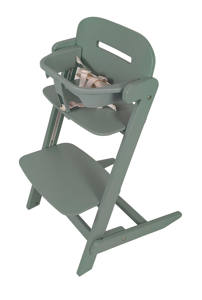 Chaise haute pour bébé en bois, chaise haute réglable en 8 positions, siège et repose-pieds réglables sans outils, mécanisme caché - Product Image 3