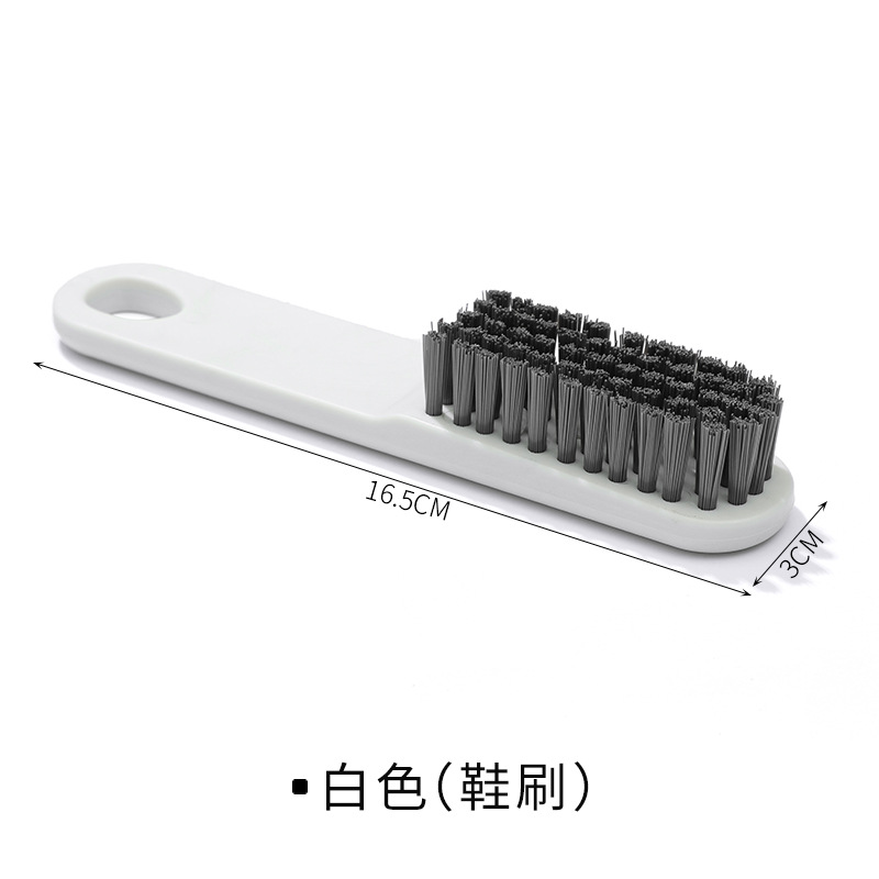 brosse à chaussures gris-blanc
