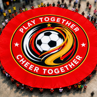 Bannière Tifo Personnalisée en Polyester pour Supporters de Football – Impression Numérique Douce et Durable pour Événements Sportifs – Vente en Gros