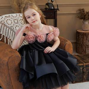 Robe de princesse pour filles, idéale pour anniversaire, banquet, récital de piano, spectacle, mariage, tenue de scène élégante, ensemble de costume formel pour concours - Product Image 4