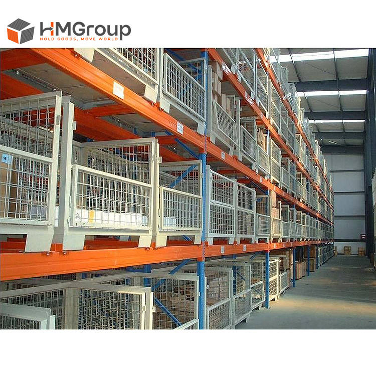 Metal Powder Storage Unit OEM Steel Storage Powder Coating Stackable Foldable Customized Capacity ...