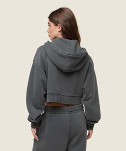 Set di <span class=keywords><strong>felpe</strong></span> <span class=keywords><strong>con</strong></span> <span class=keywords><strong>cappuccio</strong></span> e pantaloni sportivi da jogging <span class=keywords><strong>con</strong></span> Zip di alta qualità - Product Image 4