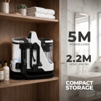 Nettoyeur de tapis compact et portable en promotion – Aspirateur électrique puissant pour taches, humide et sec, sans sac, haute pression pour la maison