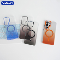 Étui de téléphone magnétique résistant aux chocs VAWI B367, coque rigide en PC pour Samsung S26 Ultra pour iPhone, étui de téléphone dégradé