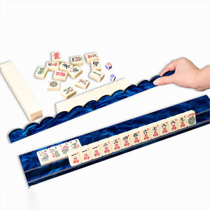 Soportes y Empujadores de Mahjong con Diseño de Vieira en 24 Colores – Acrílico para Fichas de Mahjong Americano - Product Image 1