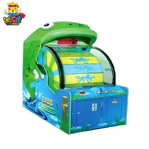 coin operated spin wheel/spin n win/ bass wheel ticket redemption arcade game machine for sale