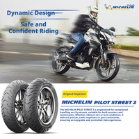 Nouveau pneu de moto sans chambre à air PILOT STREET 2, compatible avec les scooters et les motos, de 90/90-10 à 150/60-17