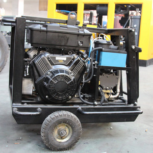 Compresseur d'air portable à vis APCOM hors réseau, à essence, 18HP, 40CFM, 1,0m³/min, 13 bars, mobile, pour l'exploration sur le terrain - Product Image 4