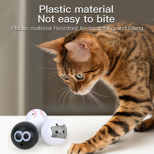 Plastic Movement Squeaky Pet <strong>Cats</strong> <strong>Toys</strong> <strong>Ball</strong> Interactive Dog <strong>Toys</strong> with Ringing Bell - Product Image 3