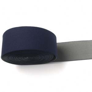 Cinta Elástica de Poliéster con Látex, Material de Cinta Elástica con Logotipo Jacquard para Bolsos y Prendas - Product Image 2